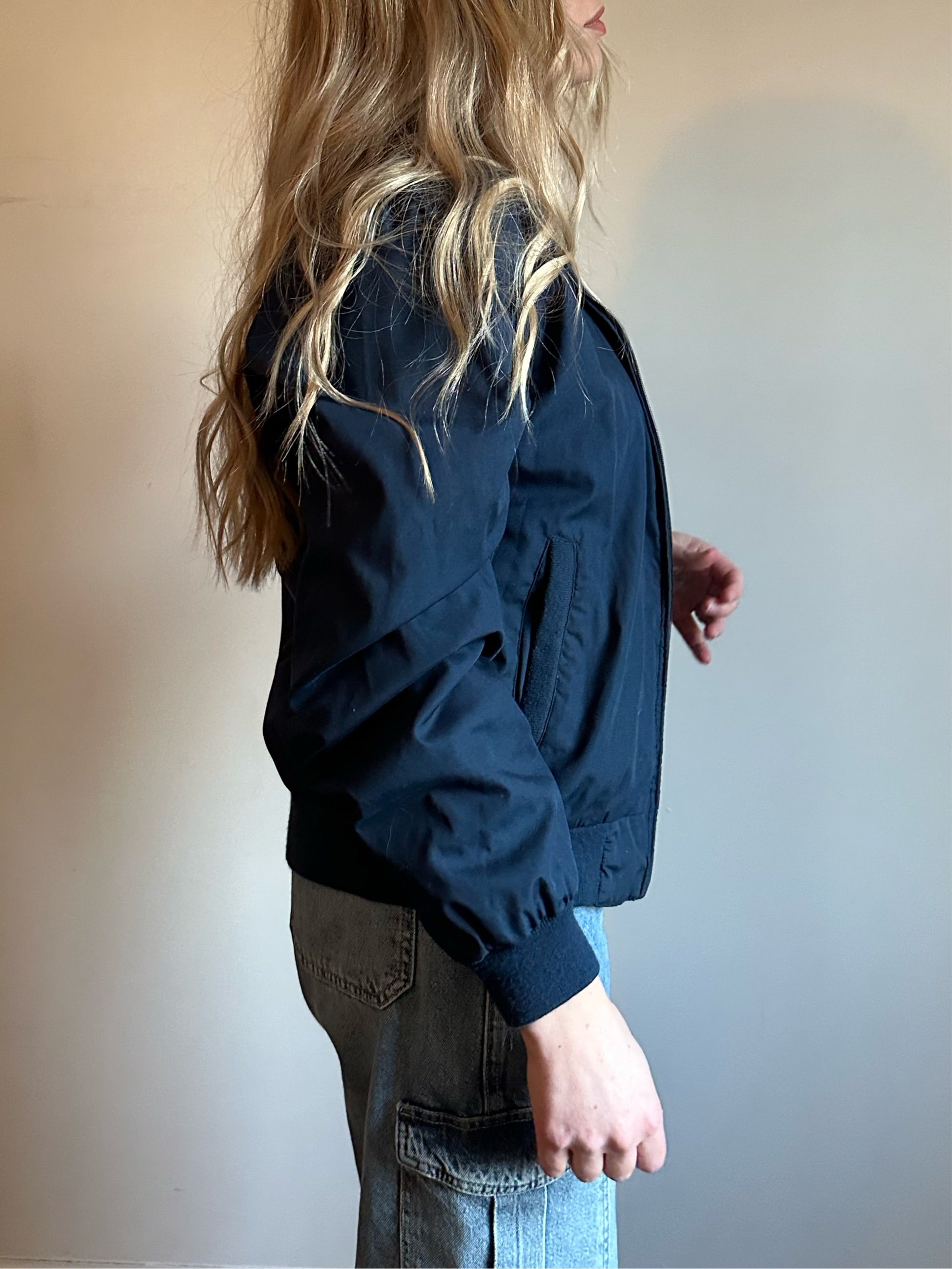 Navy Track Jacket Set