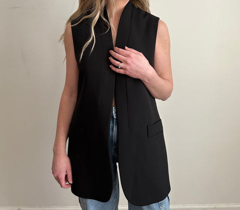 Black Tuxedo Vest